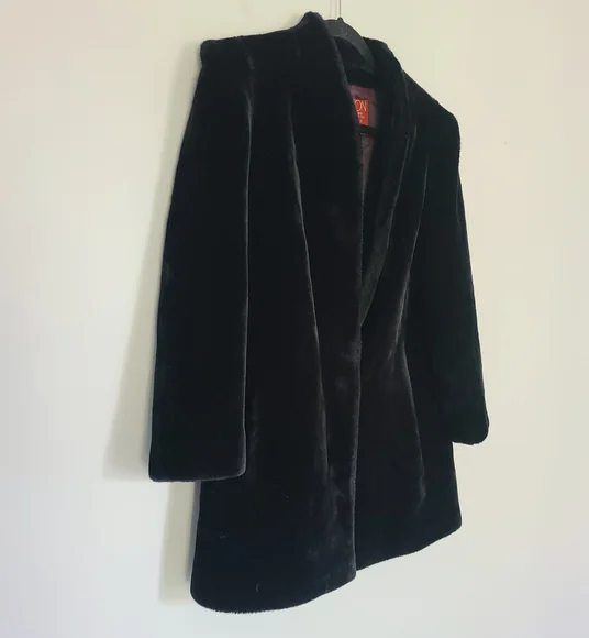 Vintage Sasson Borgazia Faux Fur Coat 9 - Picture 2 of 8